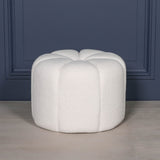 Boucle Petal Round Stool